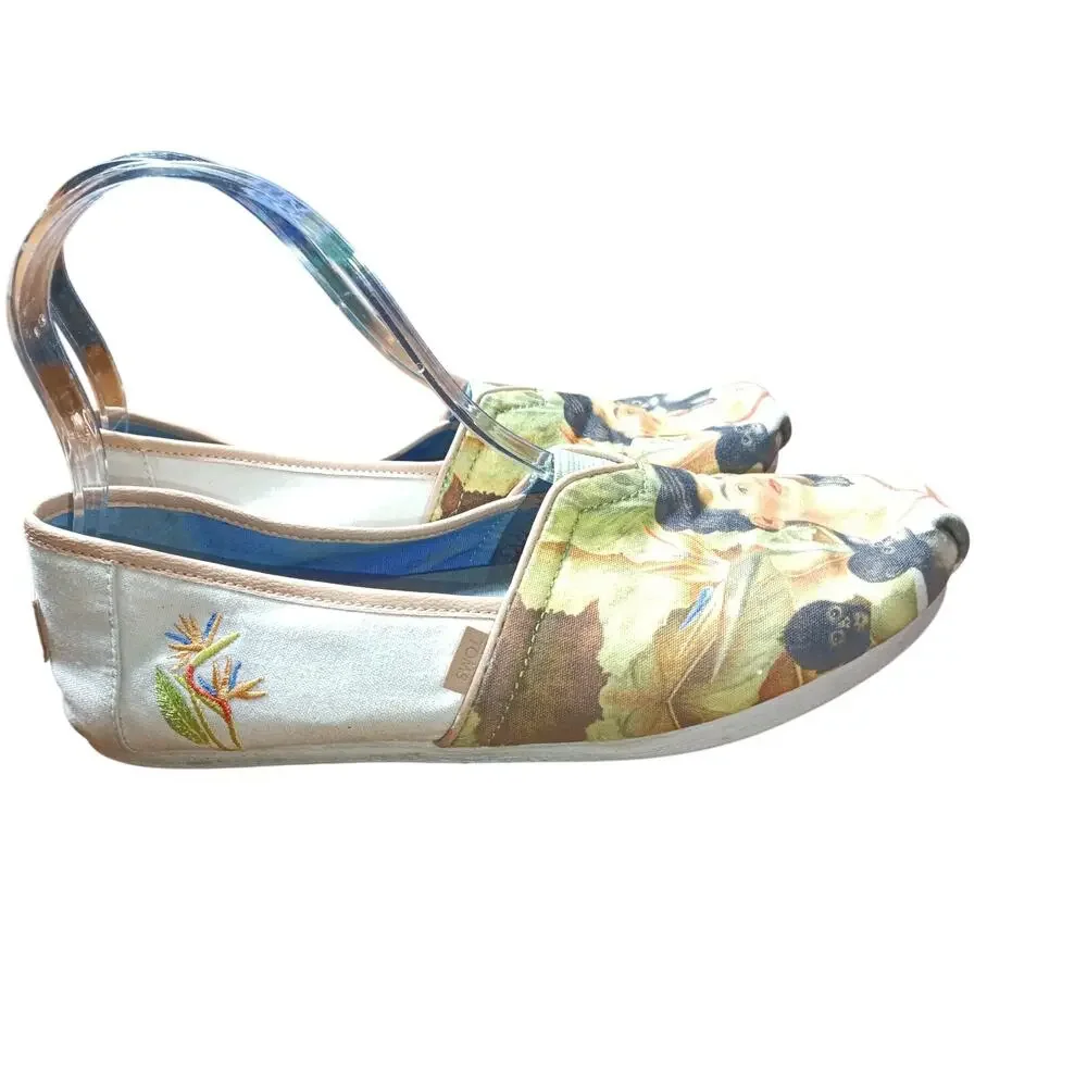 TOMS x FridaKahlo espadrille shoes size 7.5